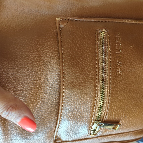 Fawn design mini brown backpack - Picture 4 of 7